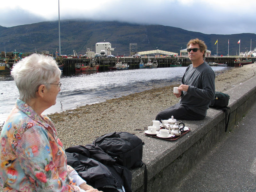 Tea on the Wall in Ullapool